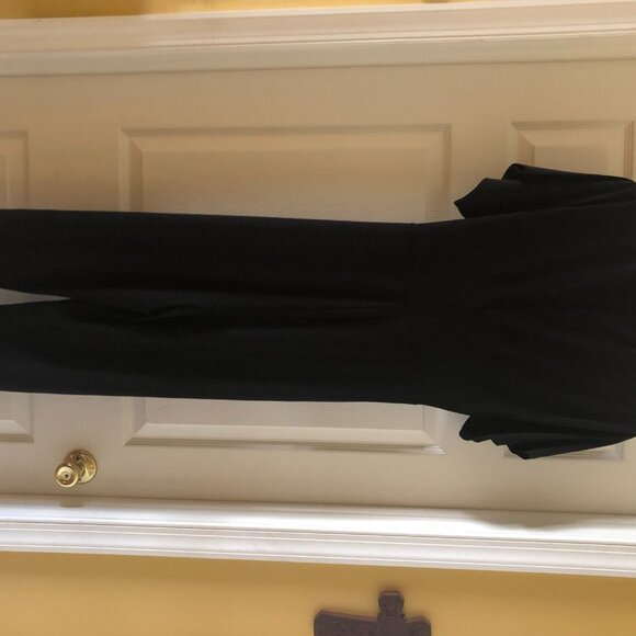 MNG black shirtsleeves jumpsuit size S. 96%polyester 4%elastane.-waist  25-26 - Picture 2 of 7